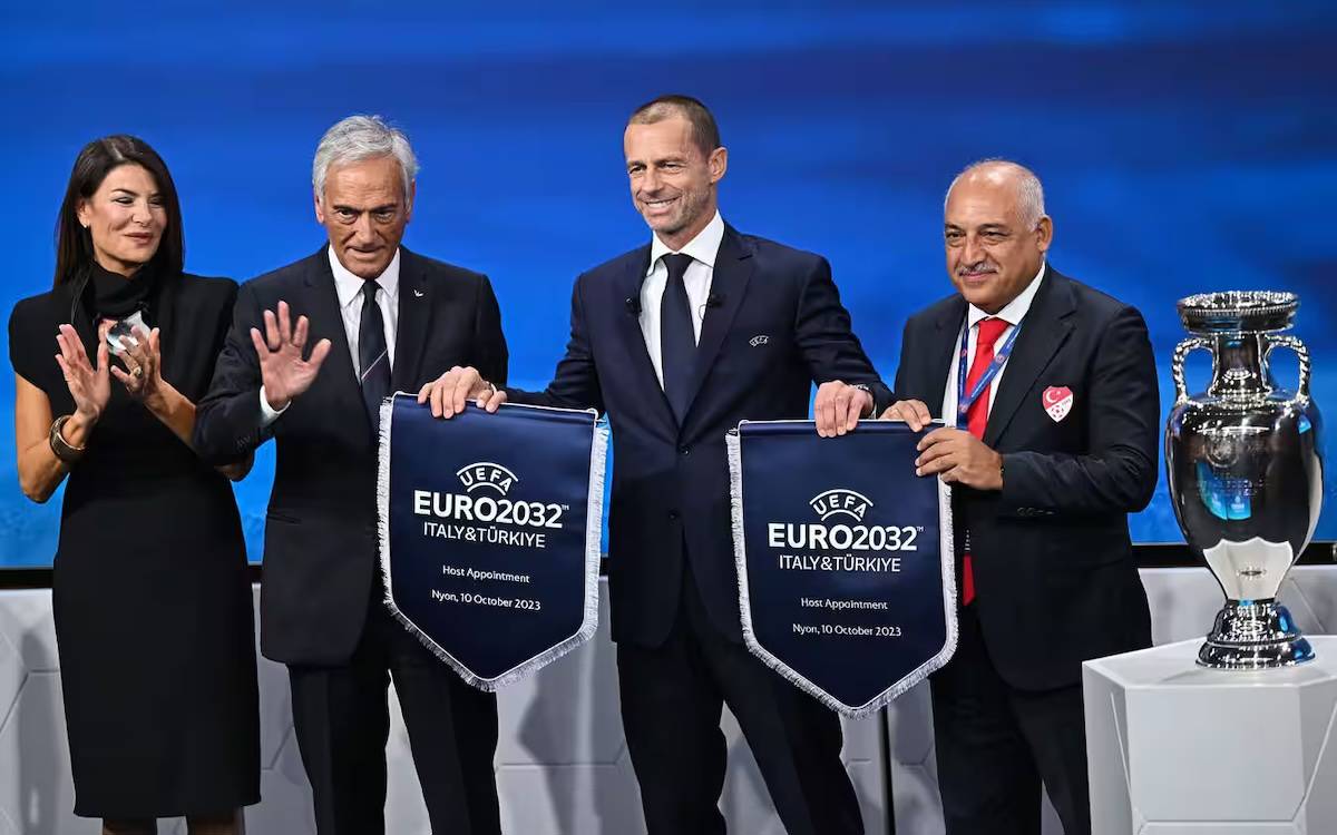 Türkiye-İtalya, 2032 Avrupa Futbol Şampiyonası'nın ortak ev sahibi