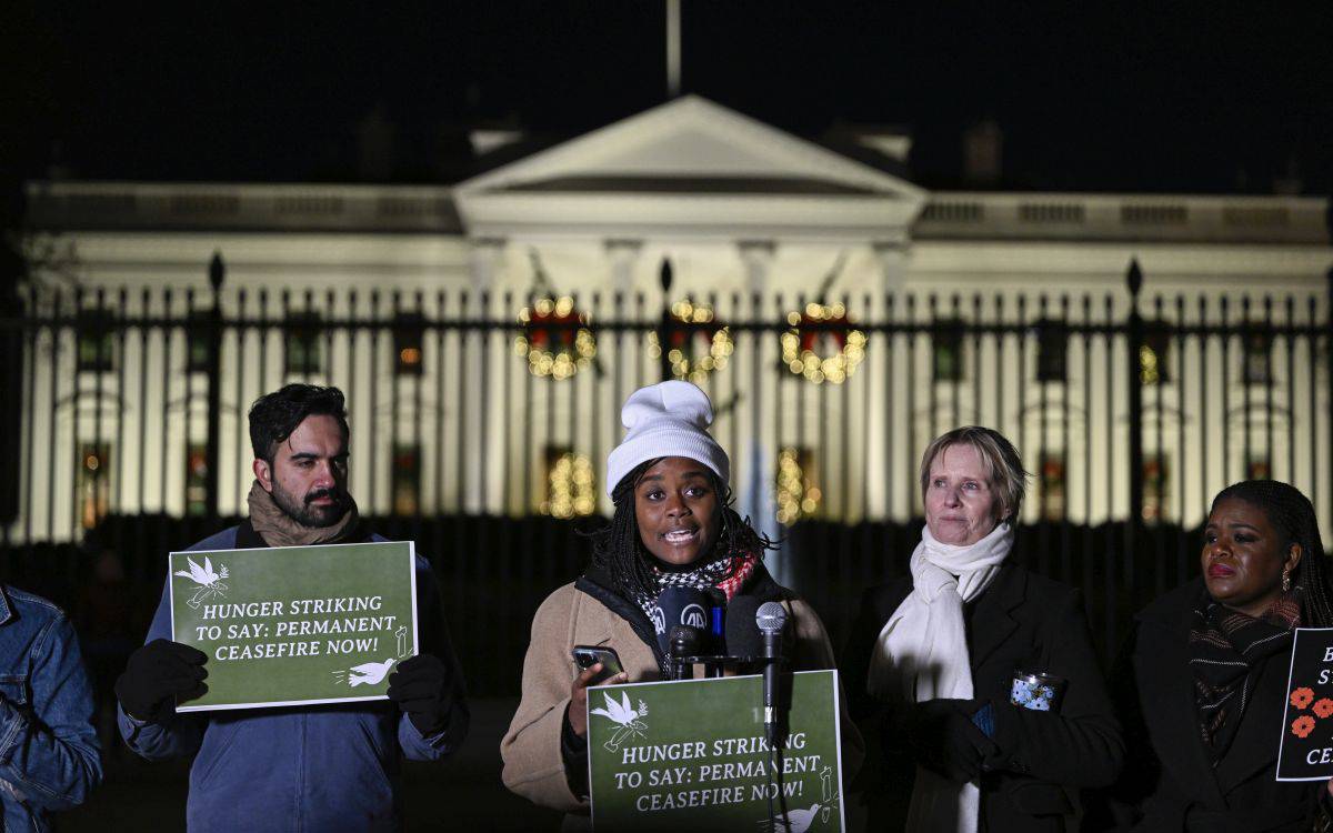 Beyaz Saray önündeki Gazze eylemine Kongre üyelerinden destek