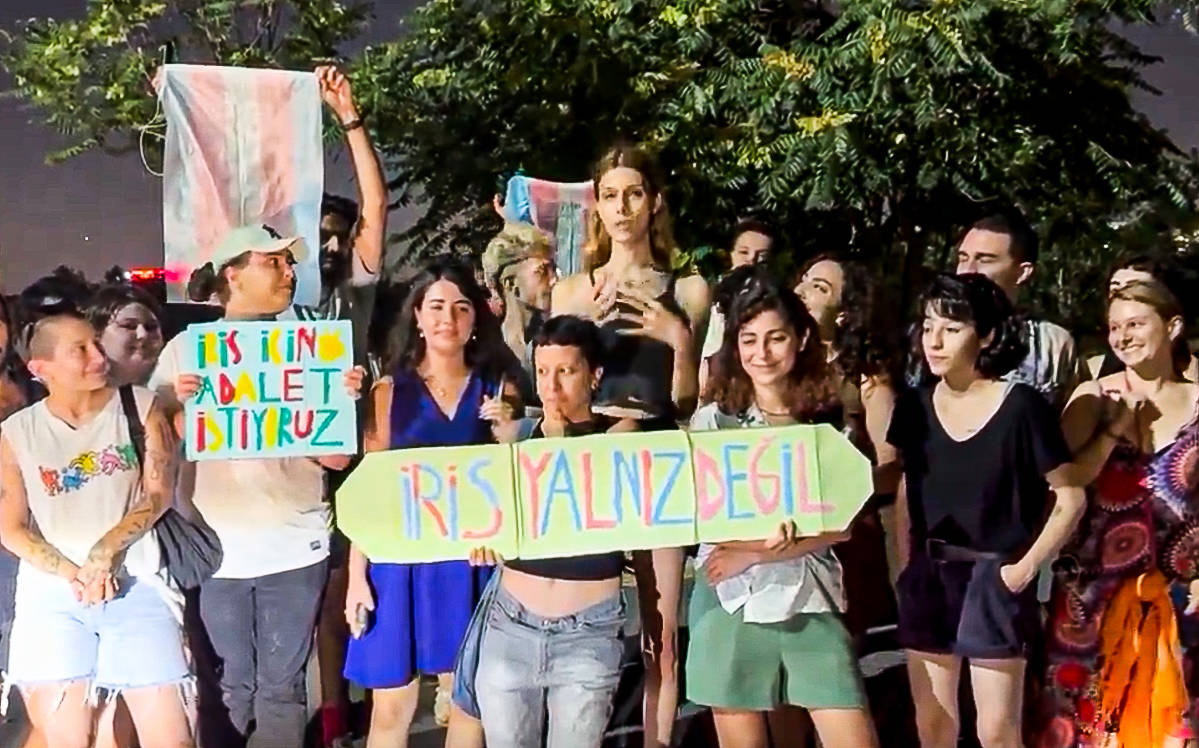 LGBTİ+ aktivisti İris Mozalar serbest bırakıldı