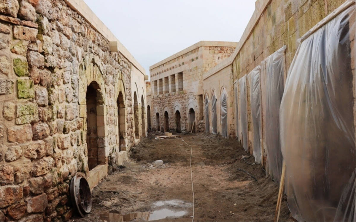 Mardin'de 400 yıllık tarihi Süryani Çarşısı restore edildi