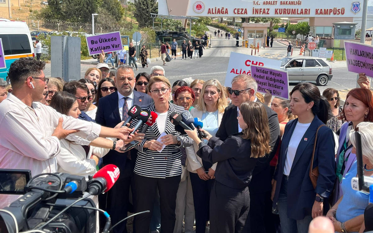 CHP ve İYİ Parti’den Dilruba Y.’ye ziyaret