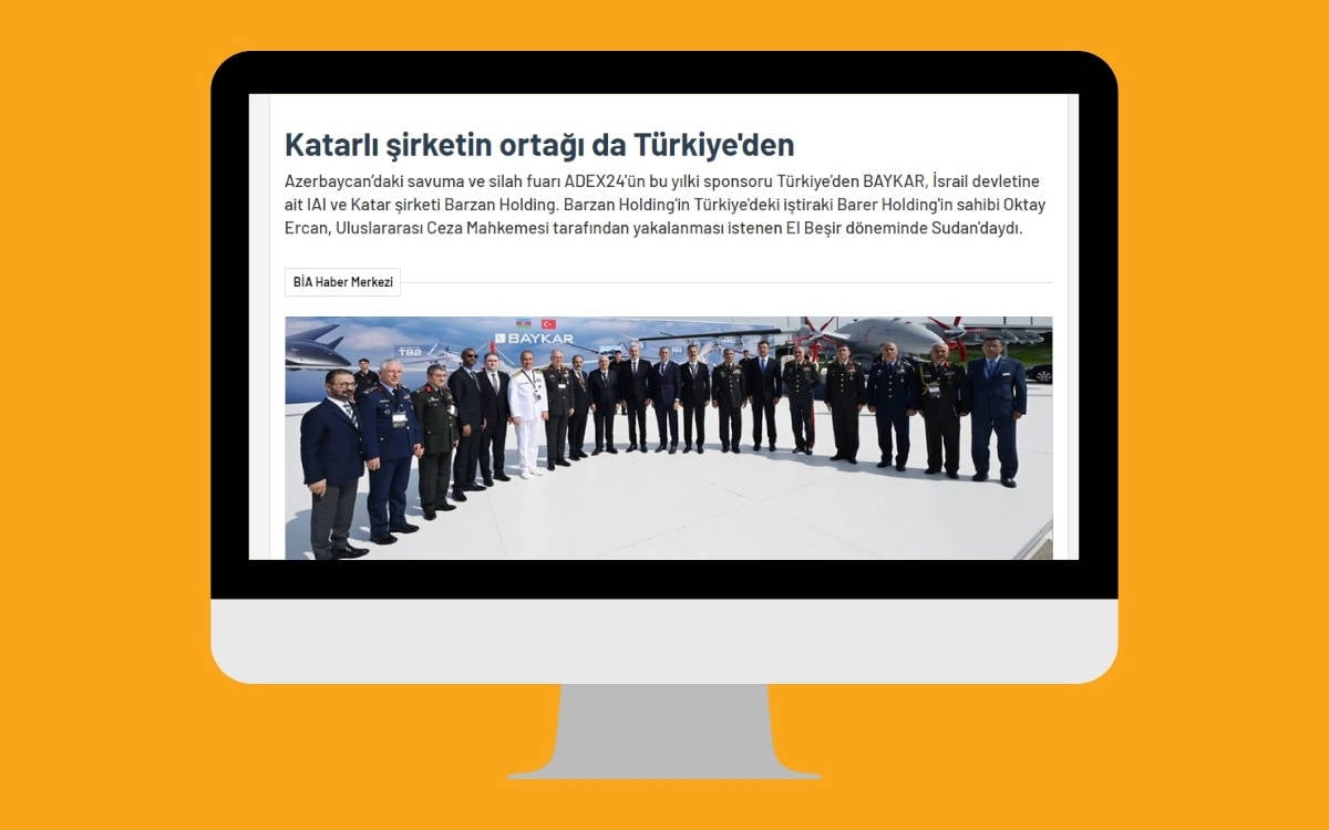 bianet’in “Katarlı şirketin ortağı da Türkiye'den” haberine sansür