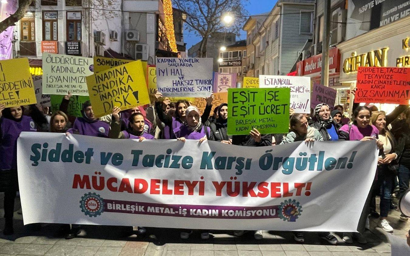 Metal işçisi kadınlardan 25 Kasım eylemi: Şiddete karşı örgütlen