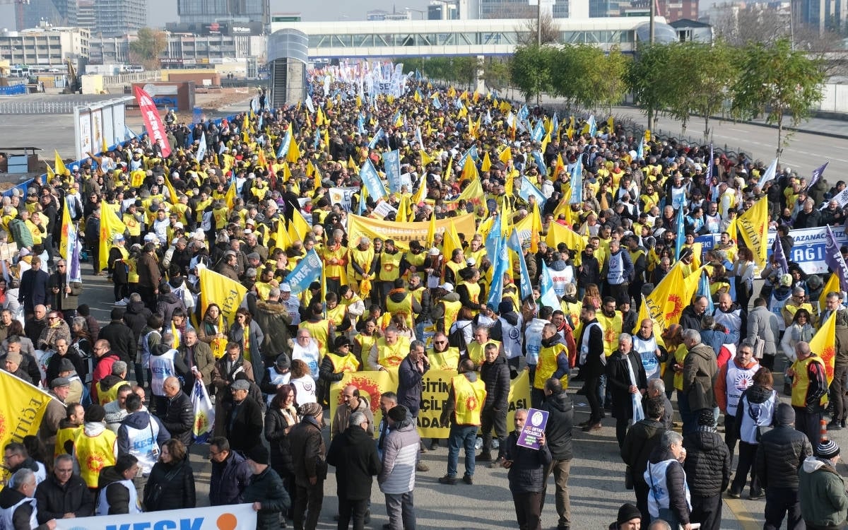 KESK'ten 'Geçinemiyoruz' mitingi