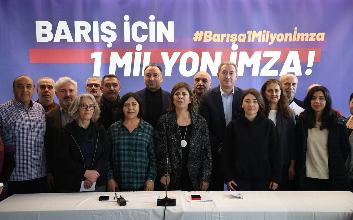 HDK’den ‘Barış için 1 milyon imza’ kampanyası: Barışa bir şans verelim