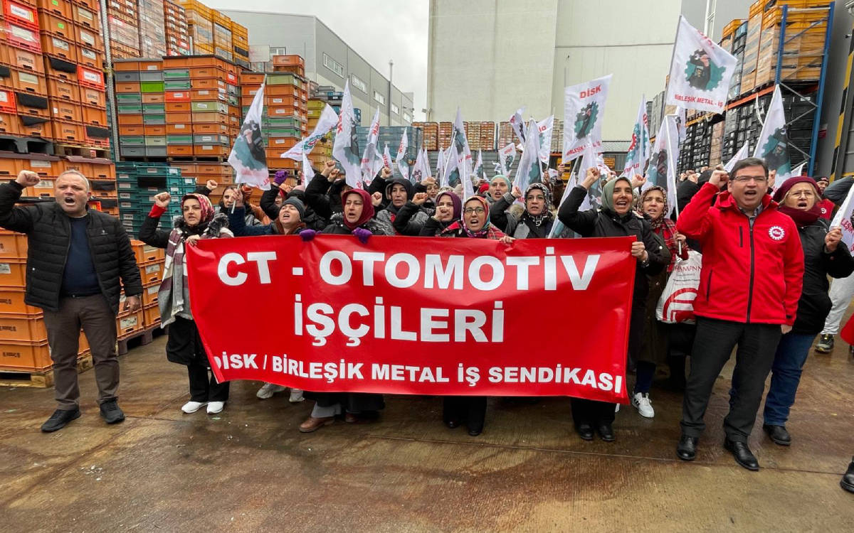 Chinatool Otomotiv’de işçiler greve çıktı