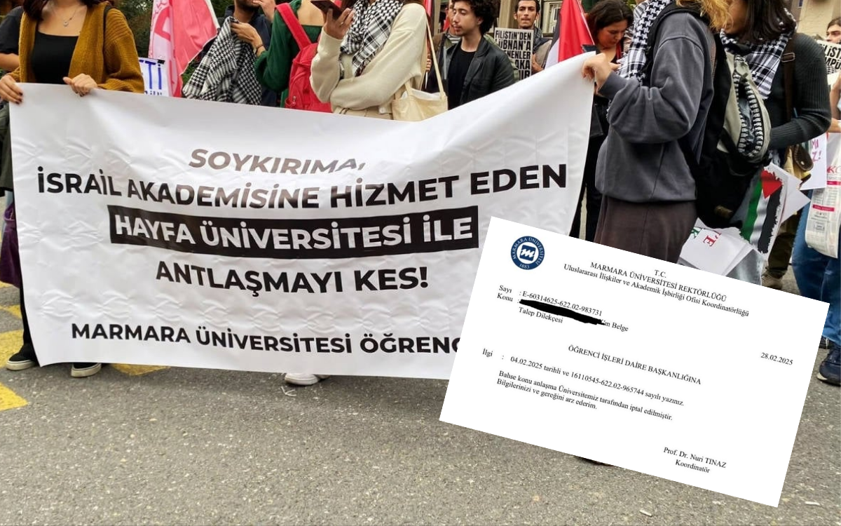 Marmara Üniversitesi, İsrail'in Hayfa Üniversitesi ile işbirliğini sonlandırdı