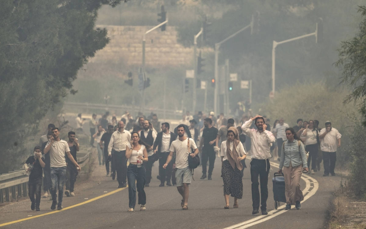 İsrail’de orman yangını