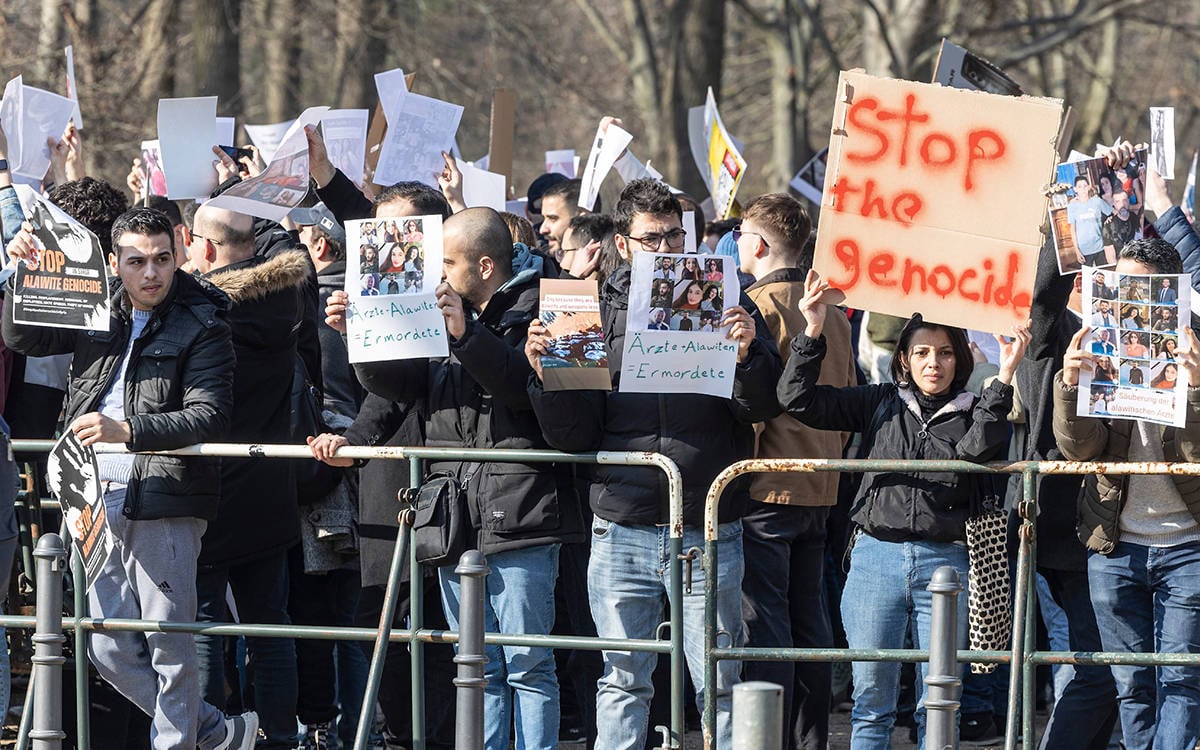 Almanya’da Suriyeli çocuklar için eylem