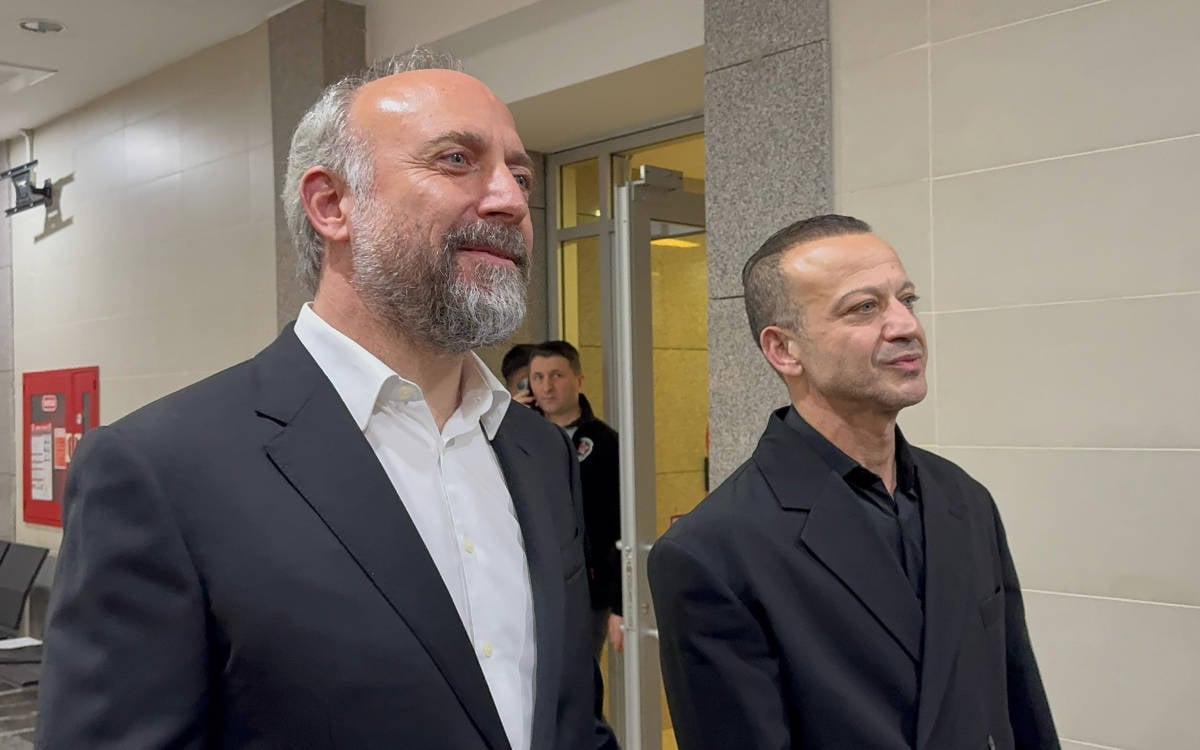Halit Ergenç ve Rıza Kocaoğlu hakim karşısında