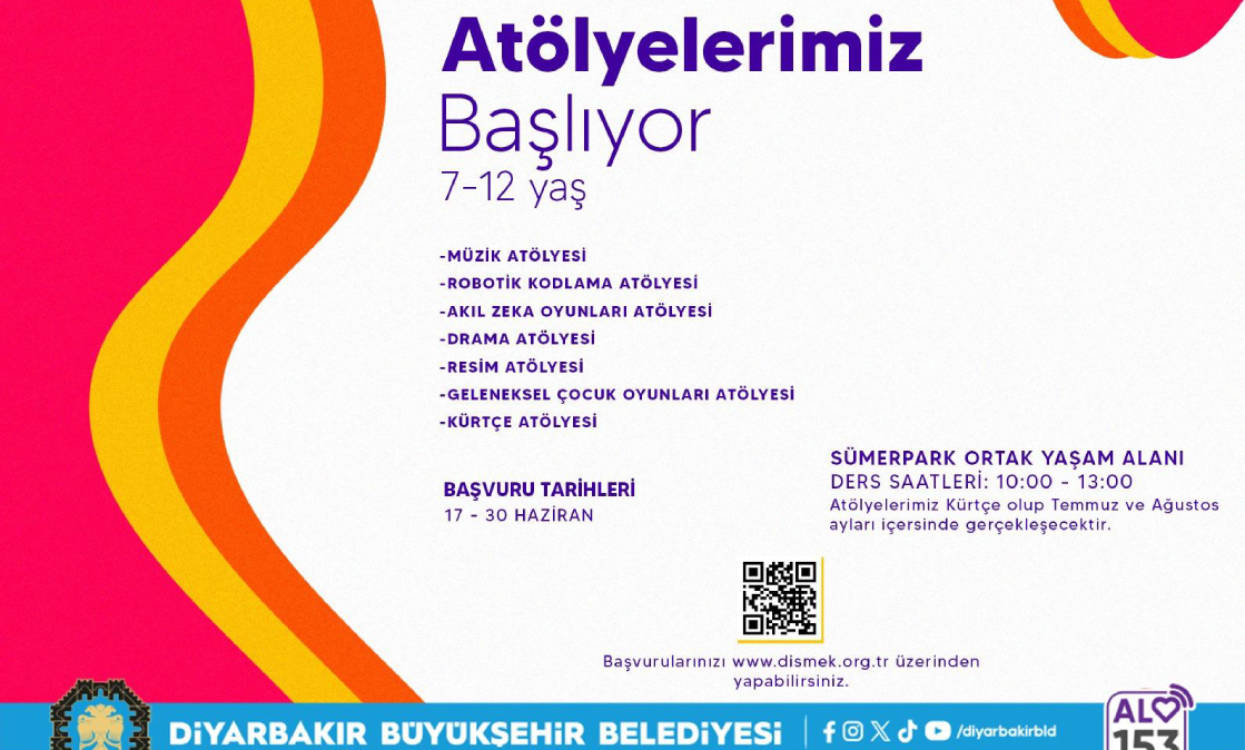 Li Amedê kargehên havînê yên zarokan dest pê dikin