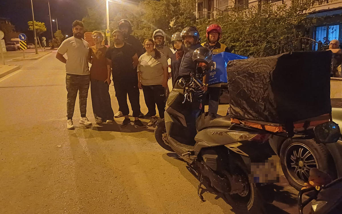 Yangınların ortasında dayanışmanın motor gücü: Kuryelerin afetle mücadelesi