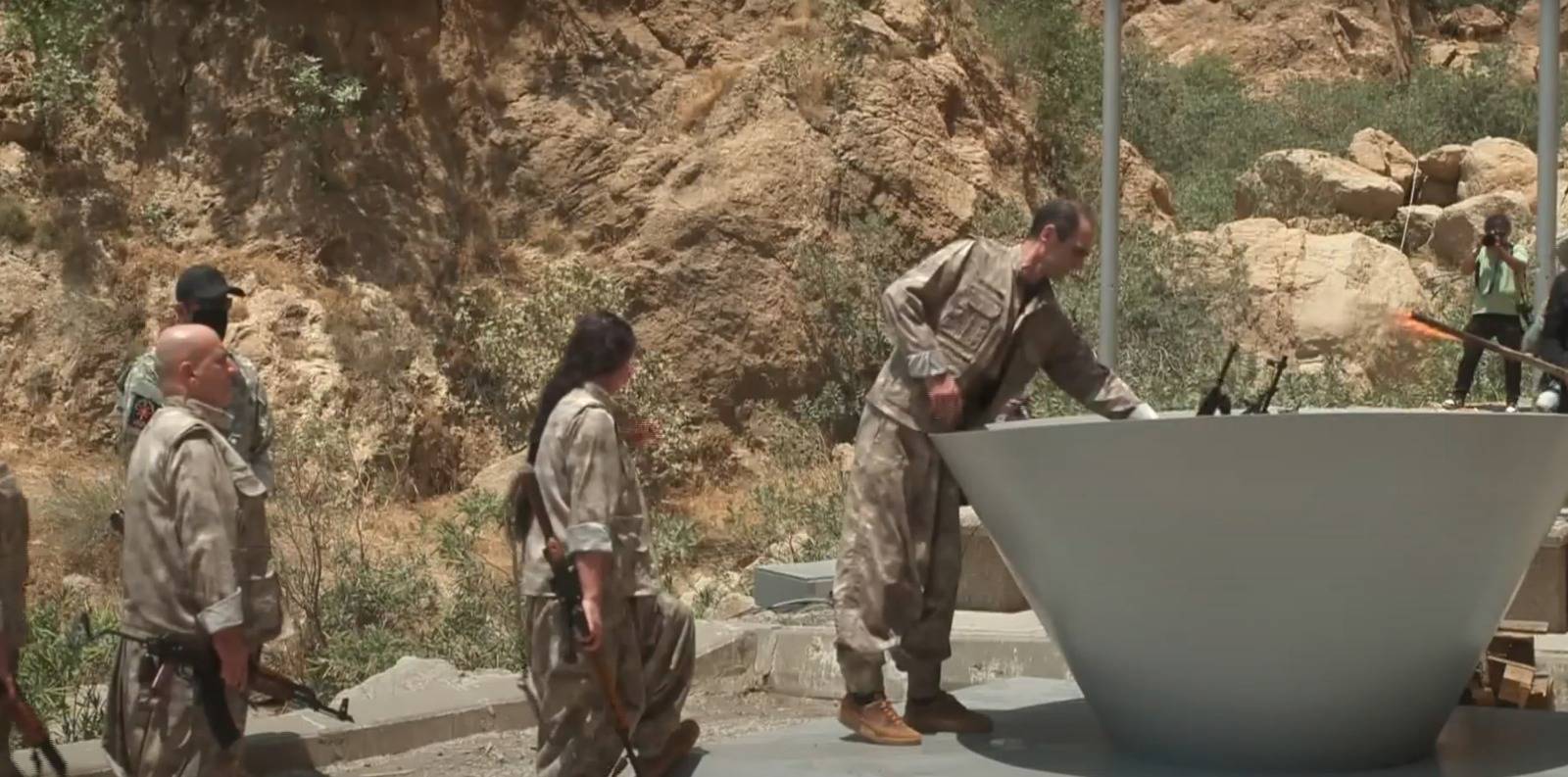 Video: PKK burns weapons in ceremony marking end of armed struggle