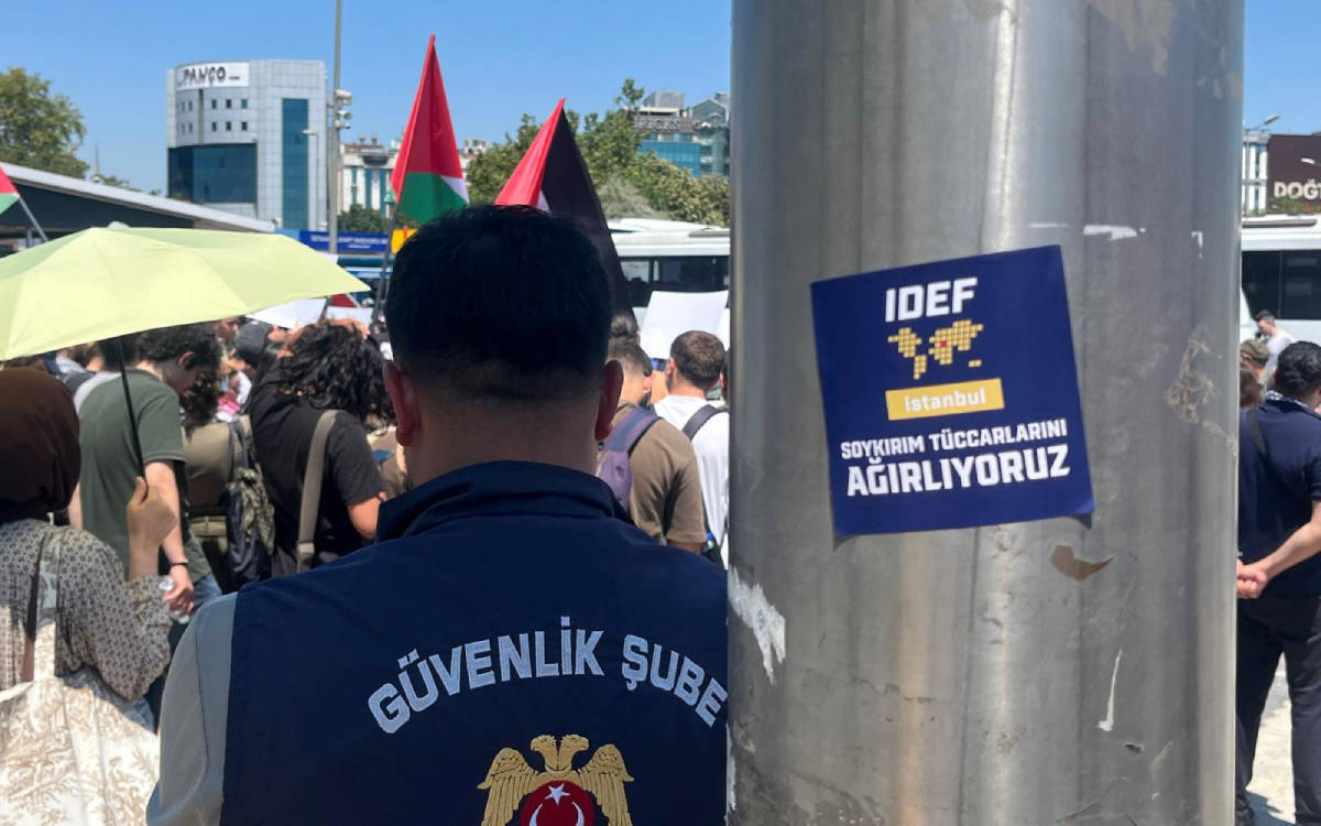 “Katil İsrail, işbirlikçi Erdoğan” sloganına 16 gözaltı