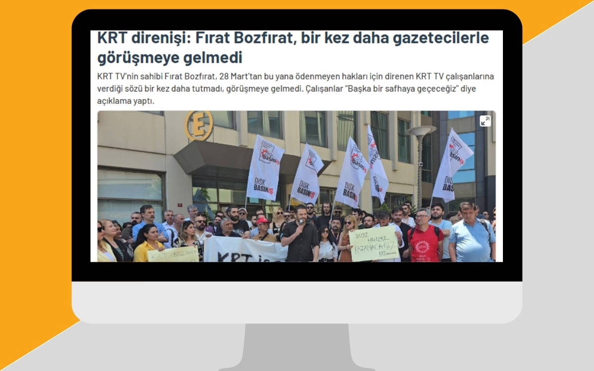 KRT ve sahibi Fırat Bozfırat hakkındaki haberlere erişim engeli