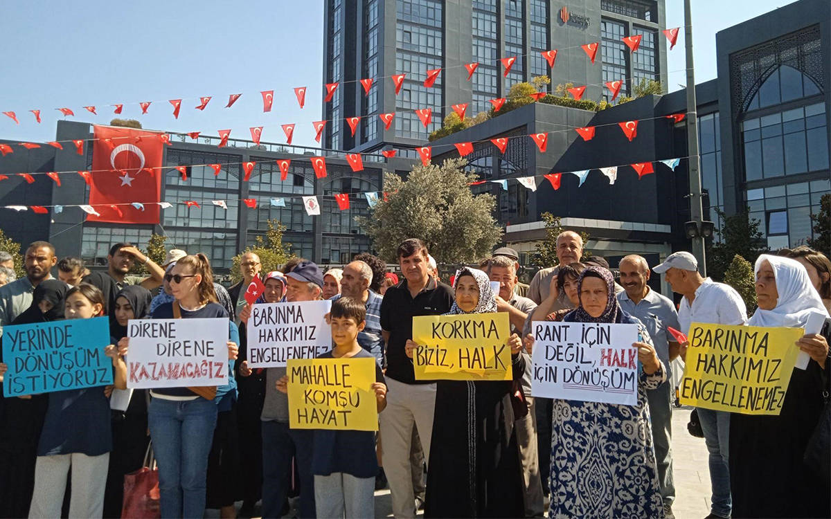 Ümraniye Topağacı’nda ‘rantsal’ dönüşüme karşı barınma hakkı mücadelesi