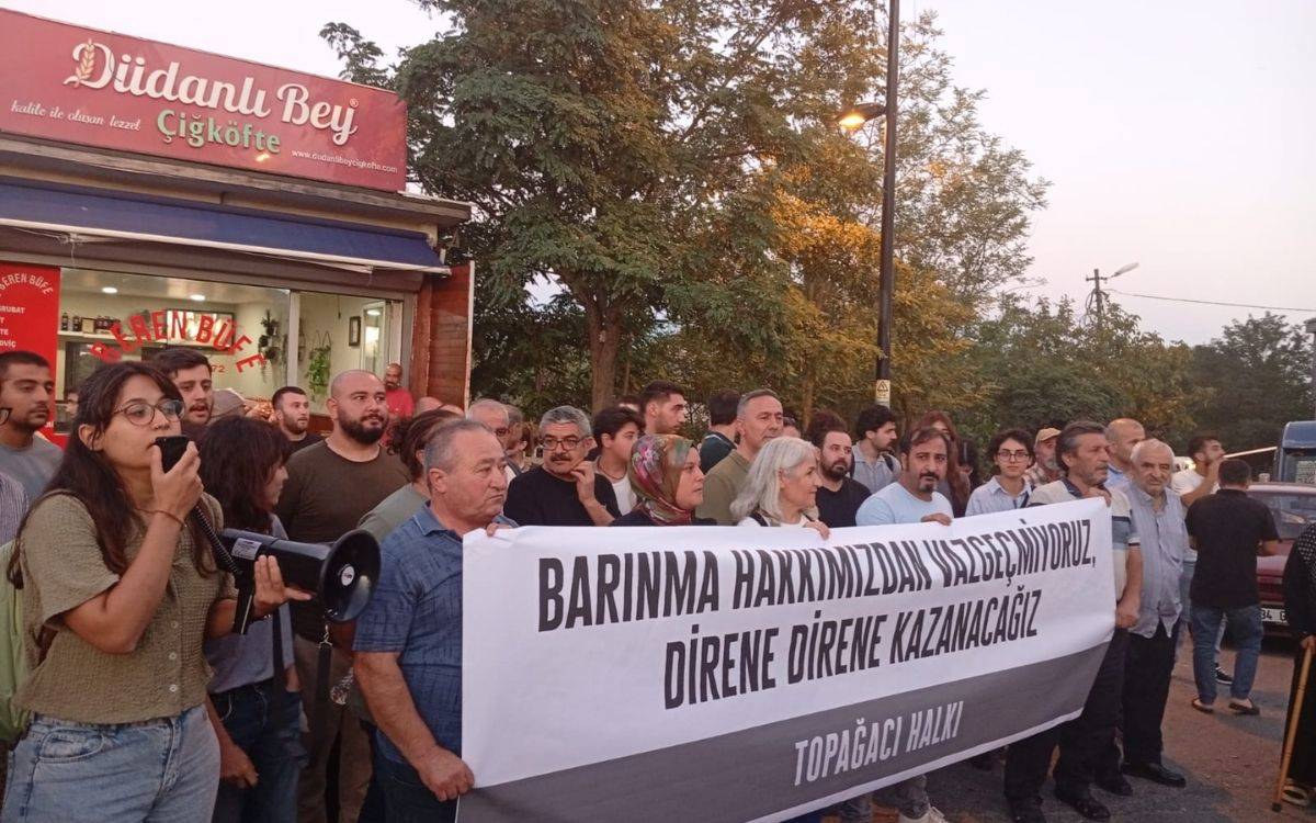 Elektrik, su ve doğalgaz kesildi, polis saldırdı, Topağacı direniyor