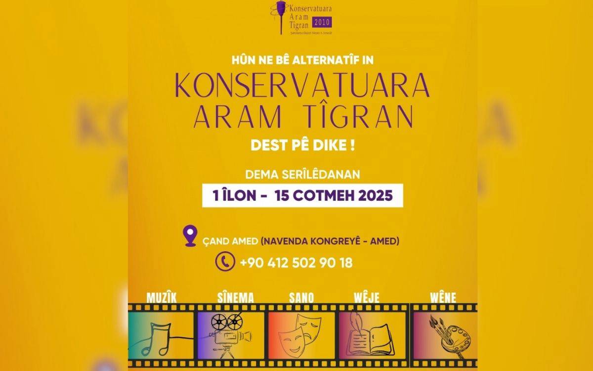 Konservatuara Aram Tîgranî wê dîsa bê vekirin