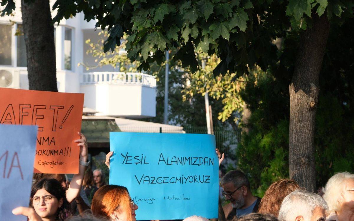 Kadıköy’de Afet Koordinasyon Alanının konut ihalesine çıkarılması protesto edildi