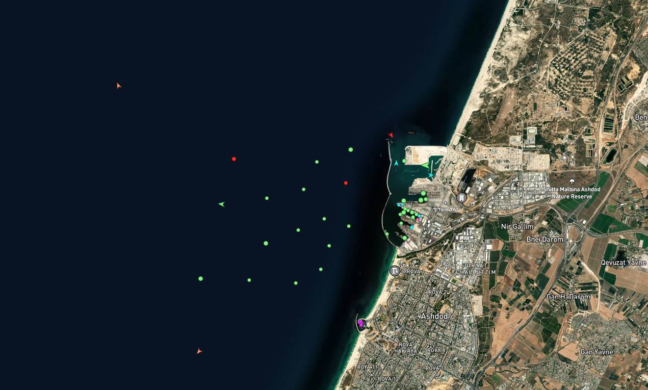 İsrail limanları Türkiye'den giden gemilerle dolu