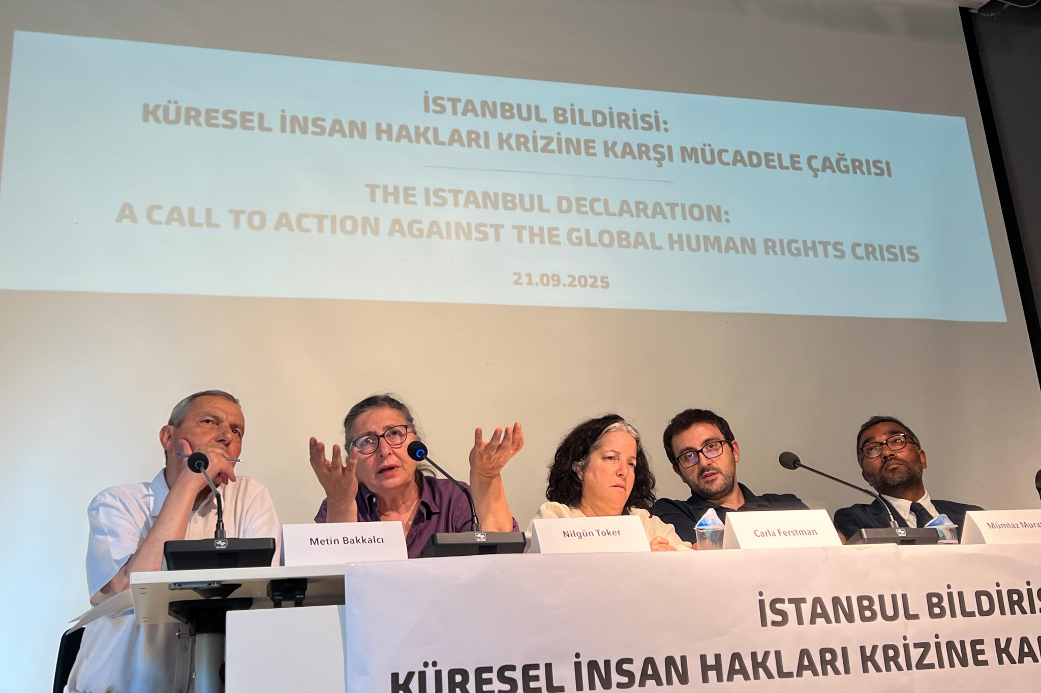 22 insan hakları savunucusundan küresel çağrı: Durumun aciliyetinin farkındayız