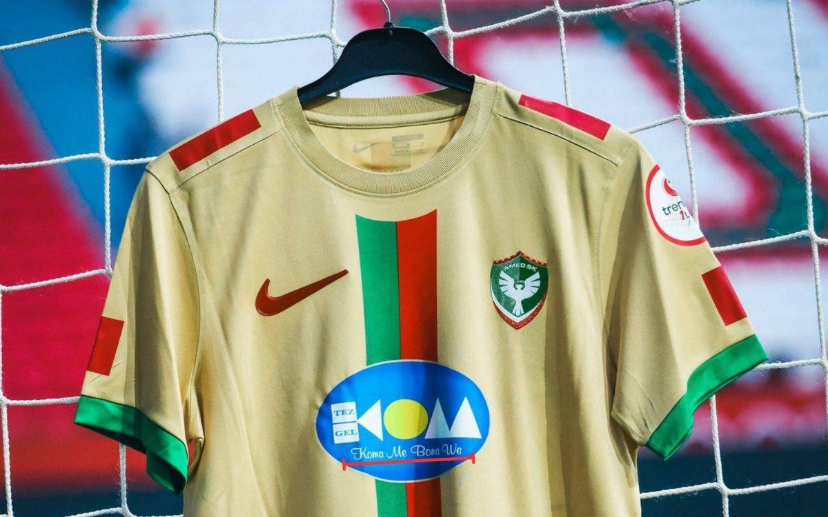 Amedspor’a Kürtçe slogan nedeniyle para cezası: “Koma me bona we”