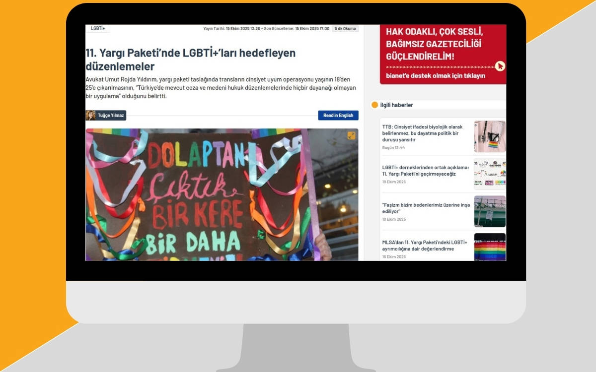“11. Yargı Paketi, LGBTİ+ haberciliğini de hedef alıyor”