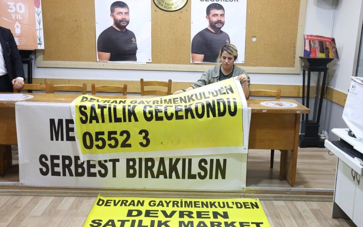 Emlak ofisinin ilanı ‘örgüt pankartı’ sayıldı: Mecit Şahinkaya tutuklandı