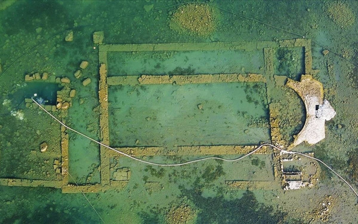 The ‘haunting’ face of the climate crisis: Ancient structures emerge from drought