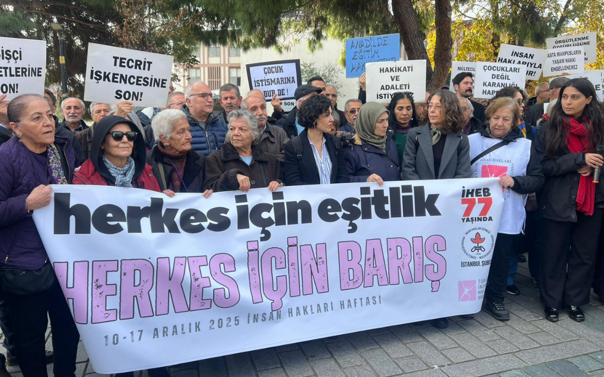 İHD ve TİHV: Israrla barış, demokrasi ve insan hakları değerlerini savunuyoruz