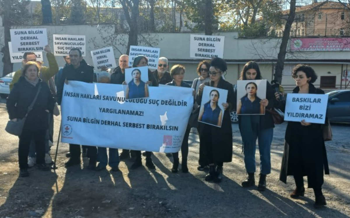 "İnsan hakları savunucusu Suna Bilgin tahliye edilsin"