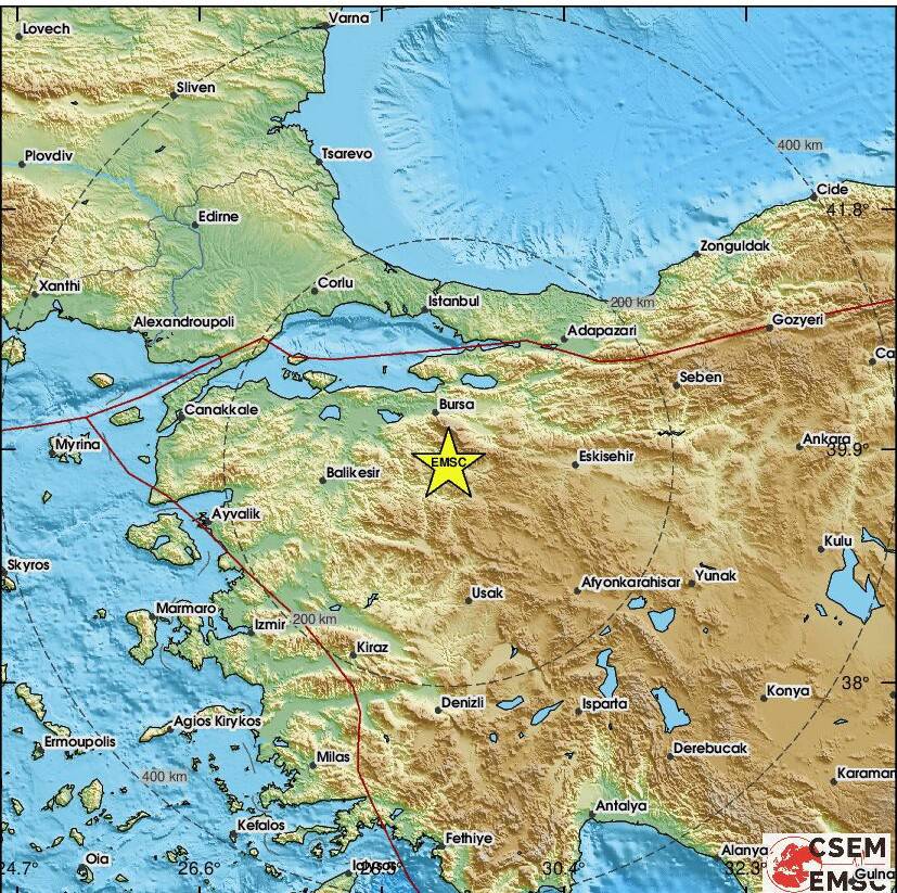 Magnitude 5.1 earthquake shakes Turkey's west