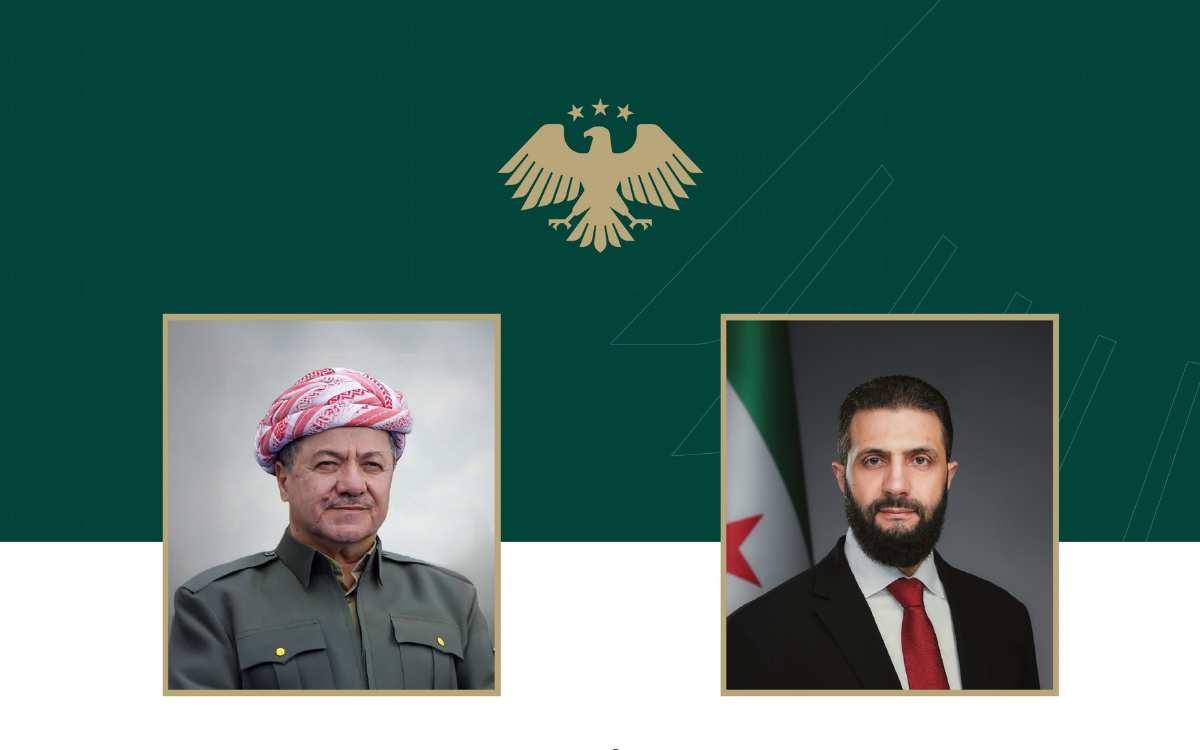 Barzani ve Şara SDG ile Şam anlaşmasını görüştü