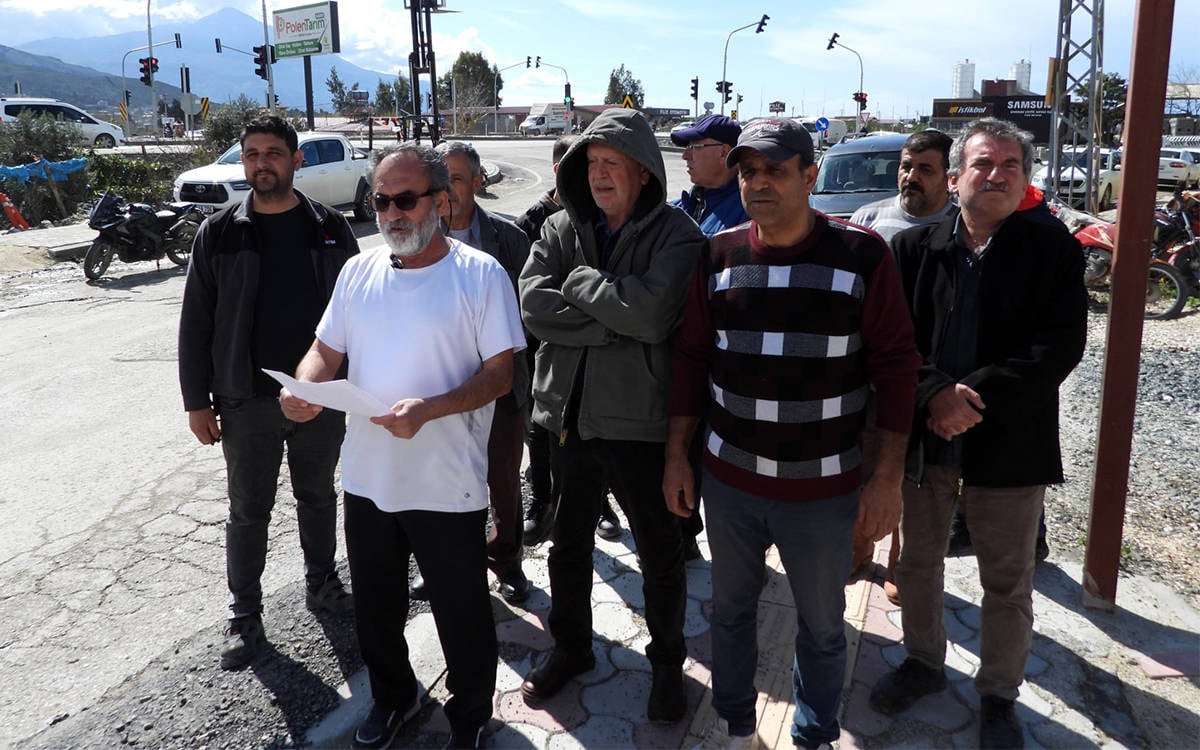 Samandağ’da beton santrali protestosu: “Mahkeme kararı uygulanmıyor”