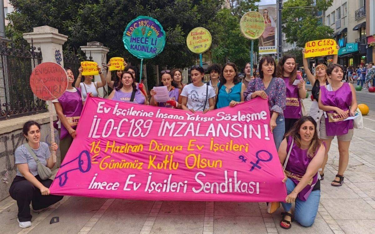 İmece Ev İşçileri Sendikası’ndan Bakanlığa “Sigorta” çağrısı: 10 gün kriteri hak gaspıdır