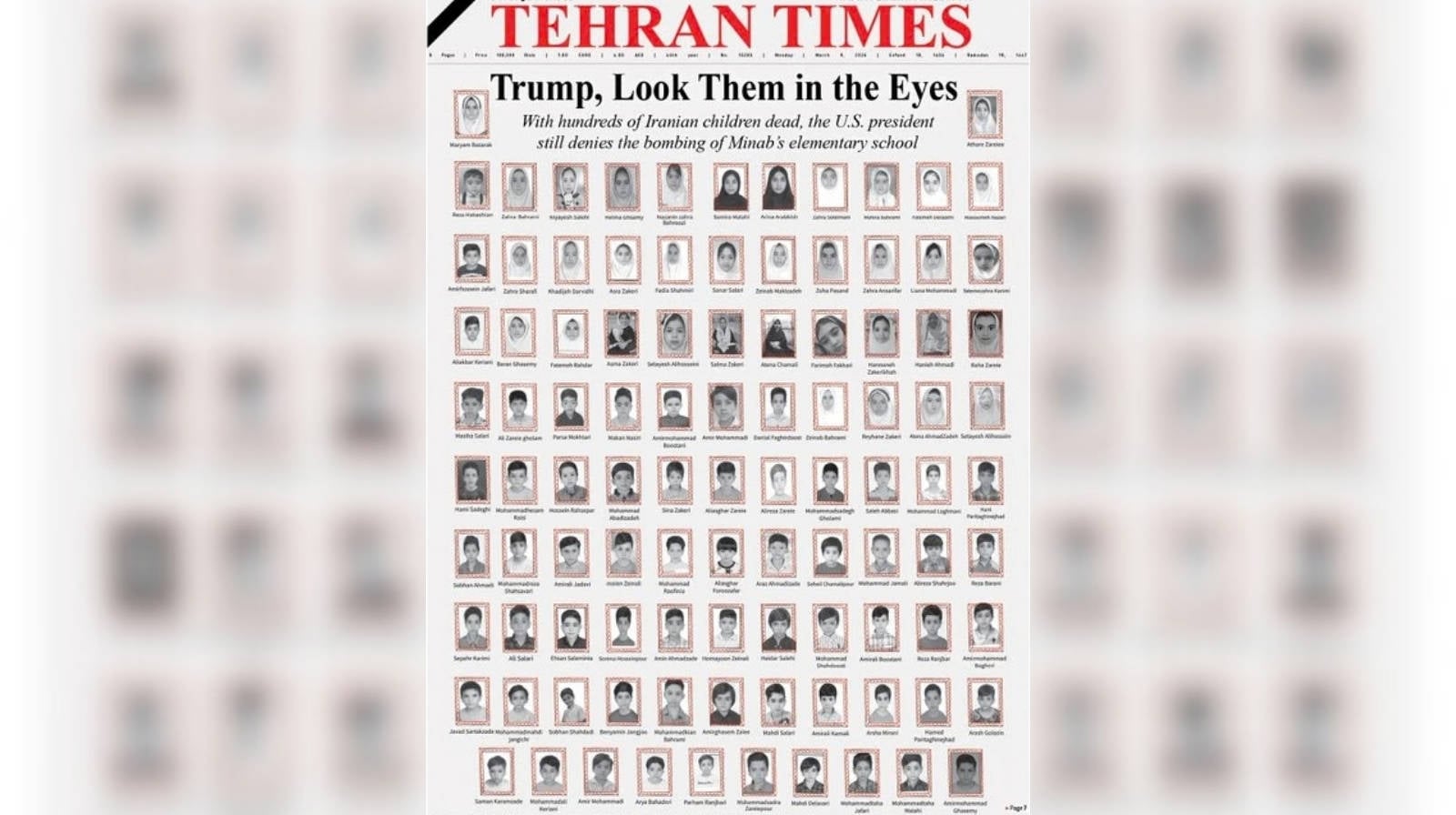 "Trump, onların gözlerine bak"