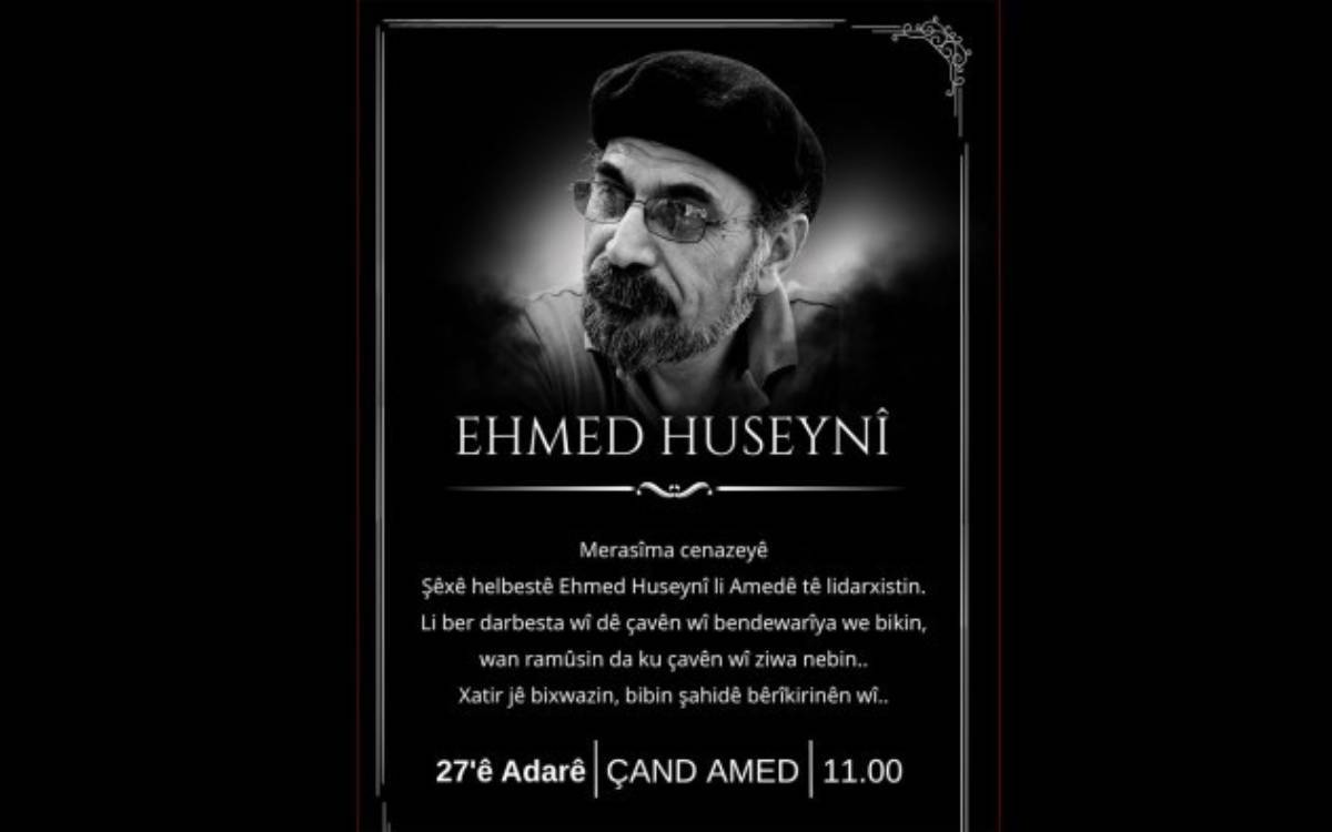 "Ehmed Huseynî wê di wêje û çanda kurdî de her bijî!"