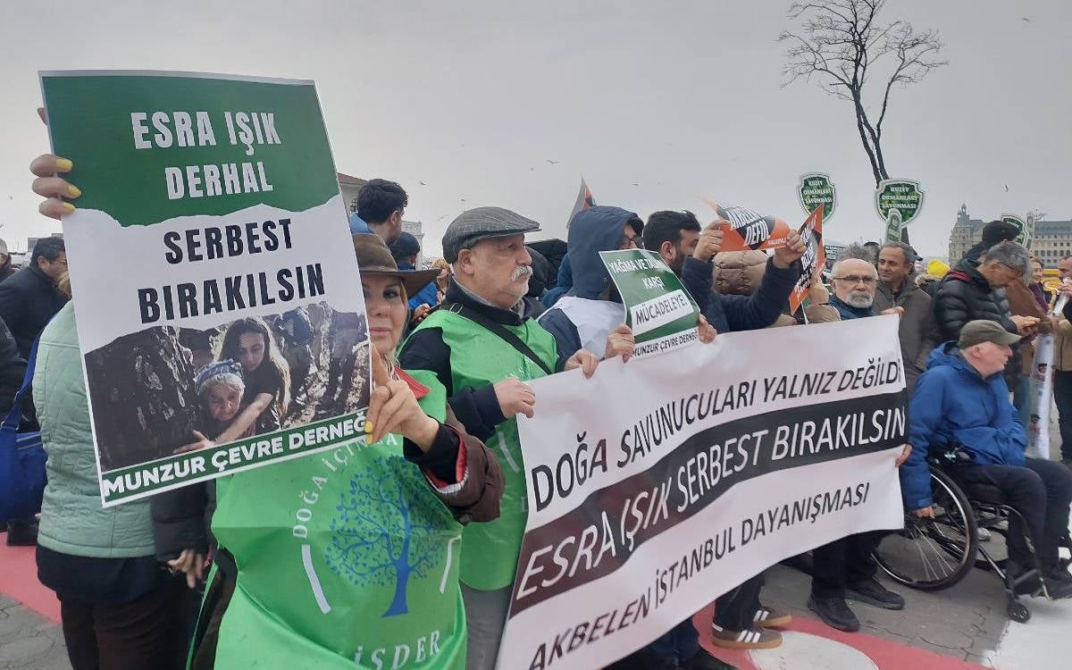 Yaşam savunucuları Akbelen ve Esra Işık için bir arada: "Milas bir şirketten büyüktür"