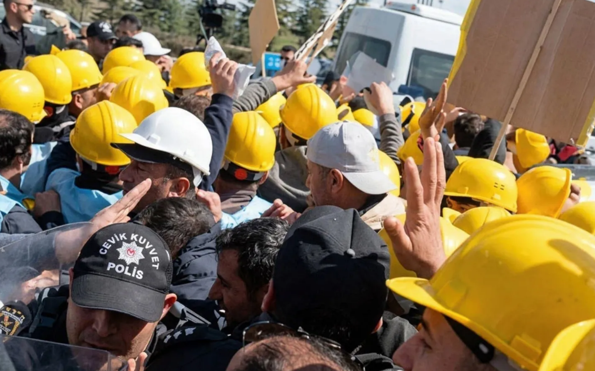 Doruk Madencilik yürüyüşüne müdahale; Başaran Aksu ve işçiler gözaltında