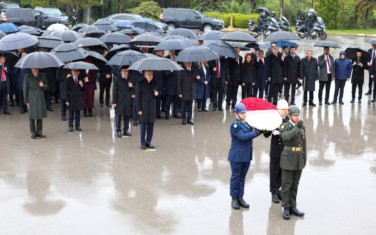 Anıtkabir'de 23 Nisan töreni