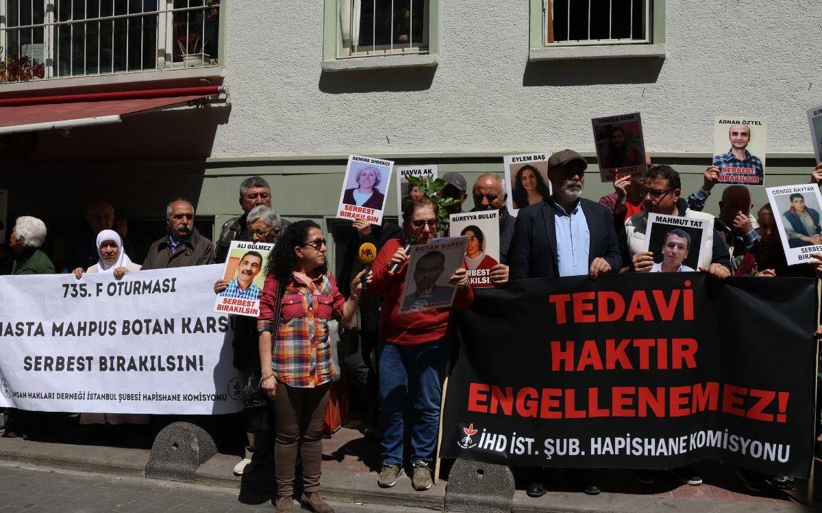 İstanbul ve Ankara’da hasta mahpuslar eylemi: Karsu ve Derse tahliye edilsin
