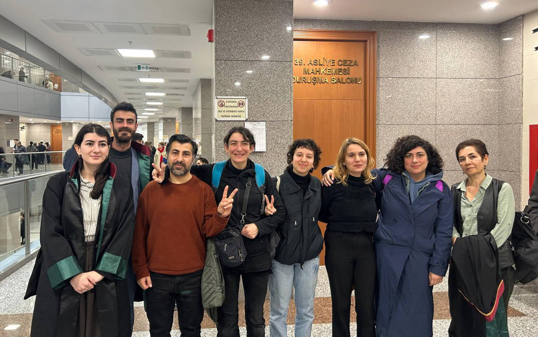 Nazım Daştan ve Cihan Bilgin için yapılan eyleme katılan gazeteciler beraat etti