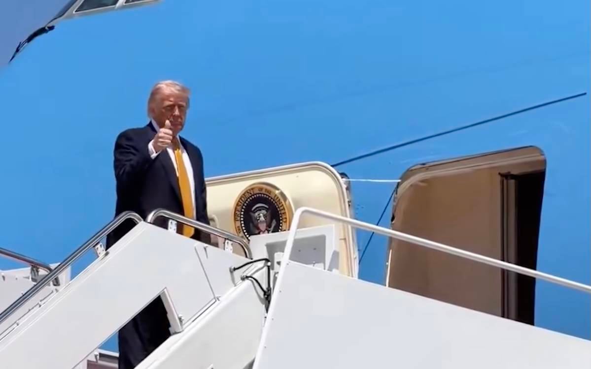 Trump Çin yolculuğuna başlarken İran'ı "yok etmek"ten söz etti