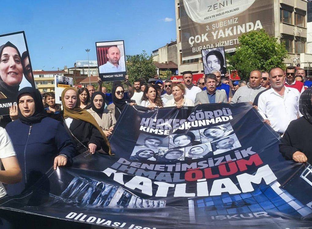 Dilovası’nda iş cinayeti protestosu: “Cezasızlığa son”