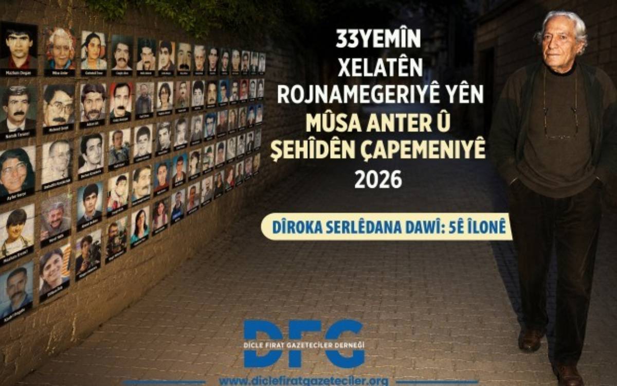 Pêvajoya serlêdanê ya ji bo 33em Xelatên Rojnamegeriyê yên Mûsa Anterî dest pê kir