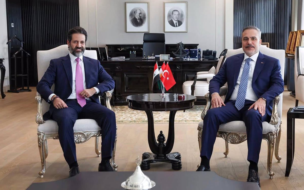 Ankara'da Hakan Fidan-Kubad Talabani görüşmesi