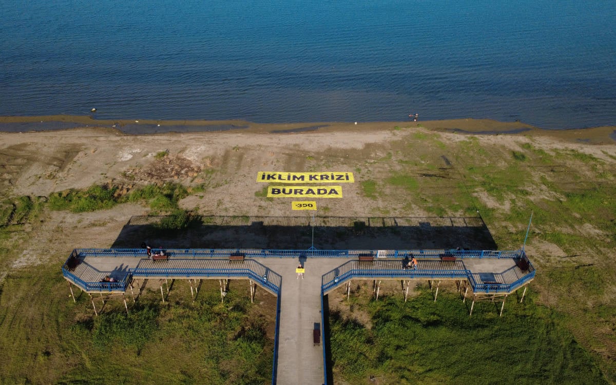 İznik Gölü’nde kuraklık alarmı