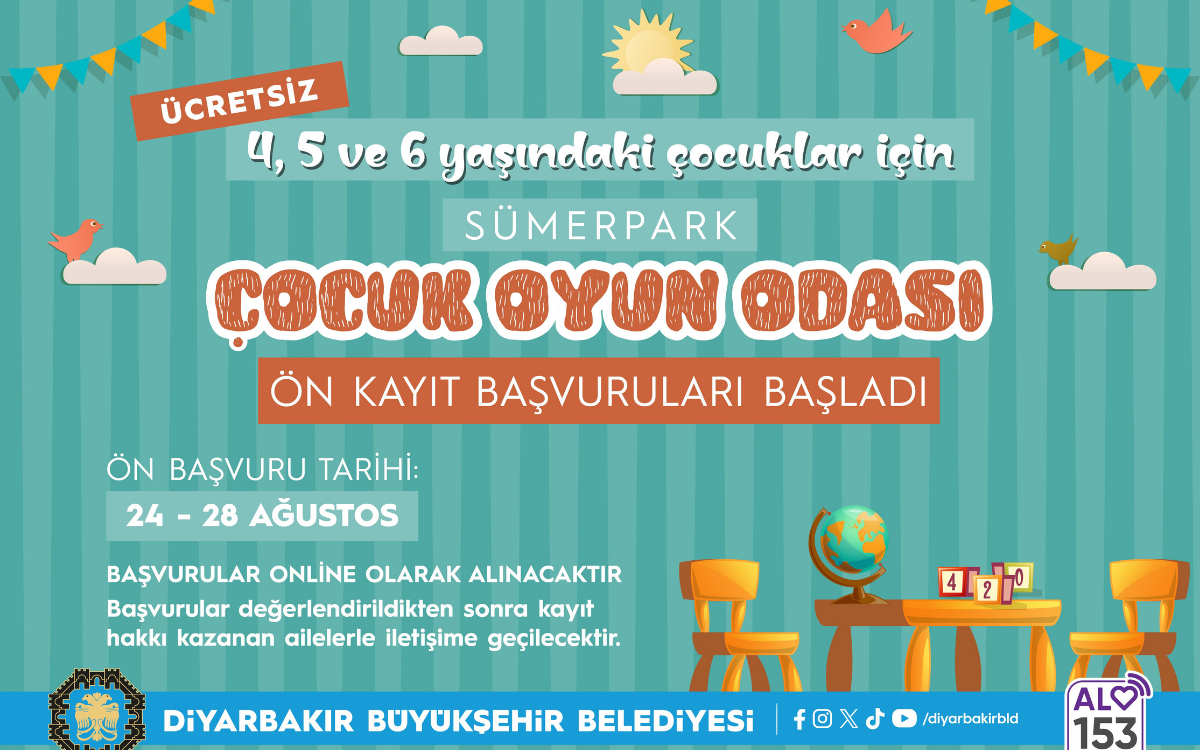 Sümerpark Çocuk Oyun Odası için ön kayıtlar başladı