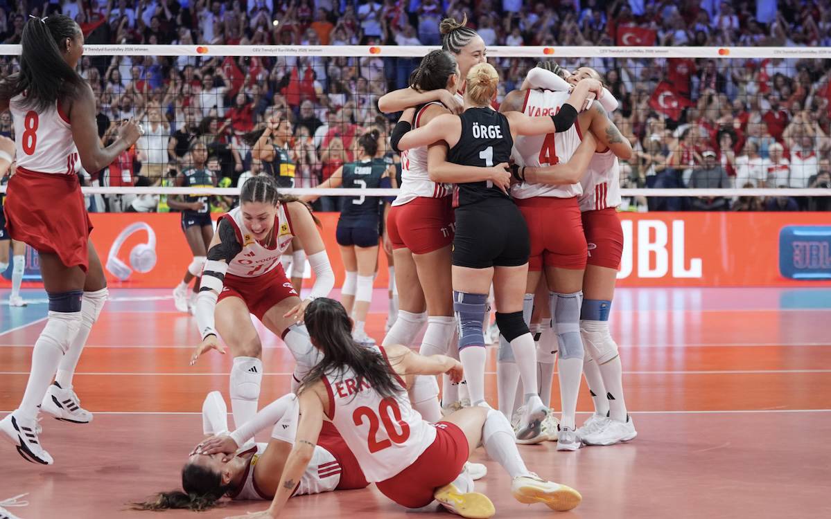 Türkiye Kadın Milli Voleybol Takımı Avrupa şampiyonu