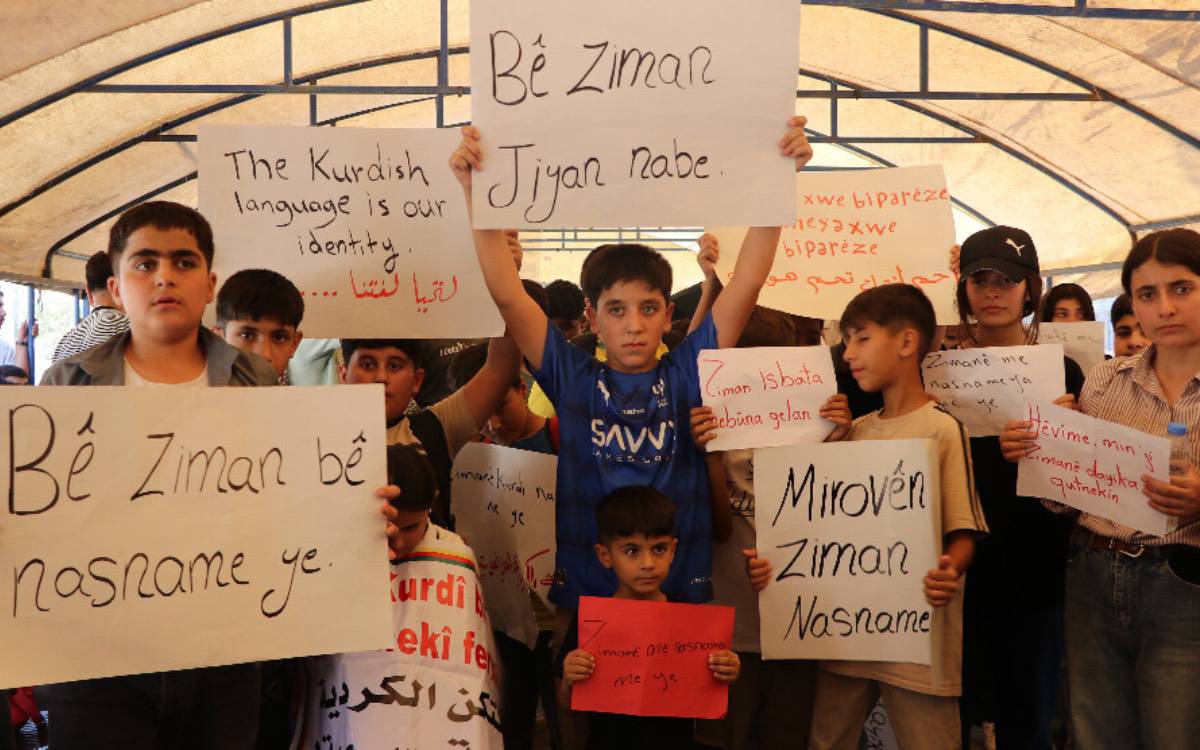Li Rojavayê çalakiyên ji bo zimanê kurdî didomin